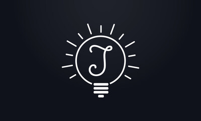 Electricity light logo and Electricity fiber logo with lighting bulb letter vector design and online bulb vector logo. Idea bulb symbol