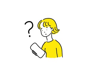 これは何だろうと悩む女性