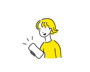 目当ての商品を見つけた女性