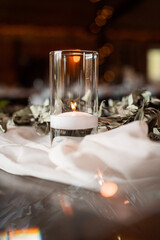 table setting for Christmas Holiday