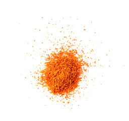 Chili pepper powder isolated on transparent png