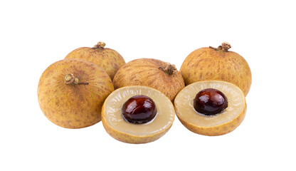 fresh longan isolated on transparent png
