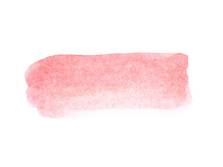 Watercolor abstract pained with gradient red color background. Concepts for poster, wallpaper, card, book cover, packaging. Isolated watercolor..