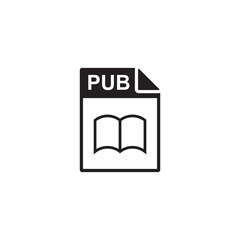 pub file icon , document icon