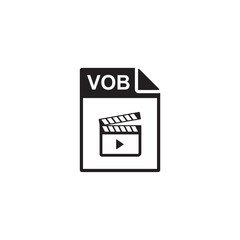 vob file icon , document icon