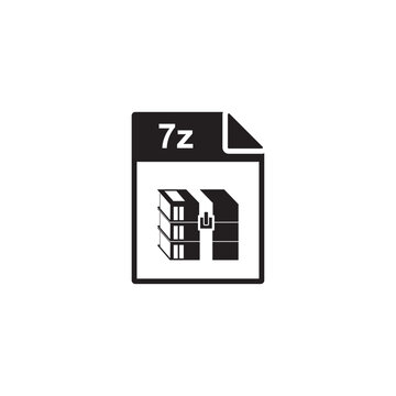7zip file icon , document icon