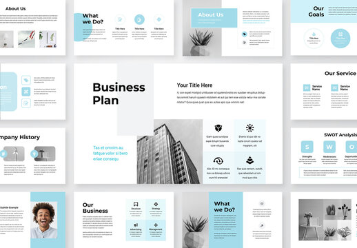 Minimal Business Presentation Layouts