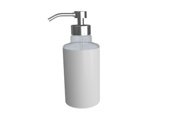 pump plastic shampoo bottle