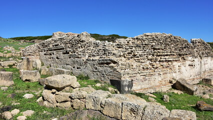 most important archaeological sites Tharros on island Sardinia
