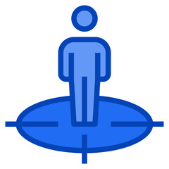 position blue icon