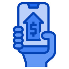 payment blue icon