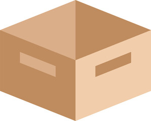 Carton box icon.