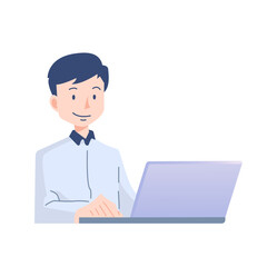 Illustration graphic of business character. Perfect for banner, social media, etc.	