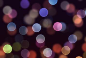 背景素材_夜景_玉ボケ © 四ッ谷