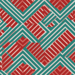 Christmas Themed Geometric Pattern