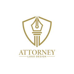Justice law service logo design.