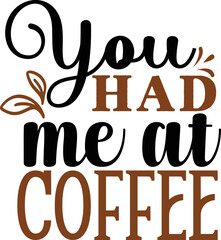 Coffee SVG design cut file