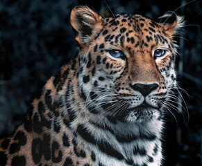 portrait of a love panther 