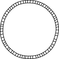 Hand drawn circle frame