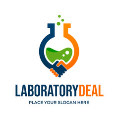 Laboratory Deal Logo Vector
