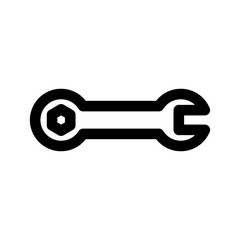 Wrench Icon Vector Symbol Design Illustration