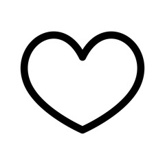 Heart Icon Vector Symbol Design Illustration