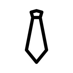 Tie Icon Vector Symbol Design Illustration