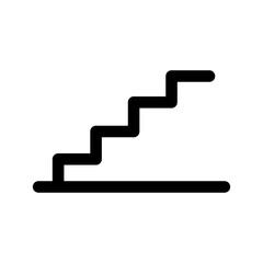 Stairs Icon Vector Symbol Design Illustration