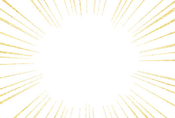 Obraz premium 背景素材_ラメグリッター_集中線