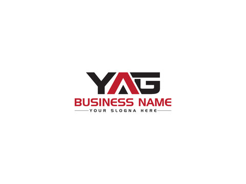 Initial YAG Three Letter Logo Template For All Kind Of Use