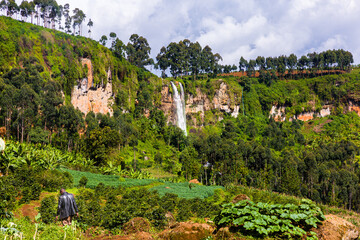 landscape of the mountains