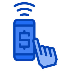 payment blue icon