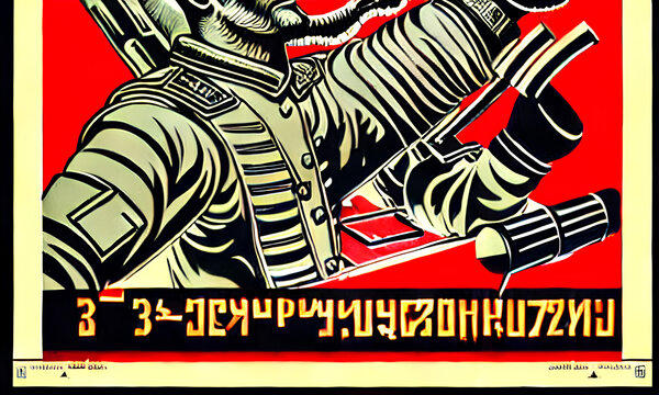 Soviet Propaganda Generated By AI Stable Diffusion 2.1