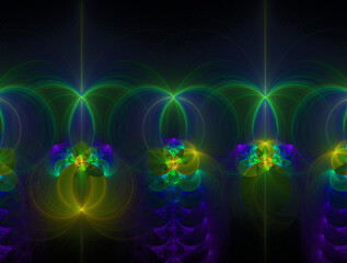 Imaginatory fractal abstract background Image