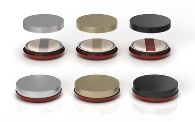 化粧品容器　コンパクト　パフ