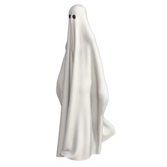 Fototapeta premium Gespenst, weisses Tuch, Geist, Halloween, png