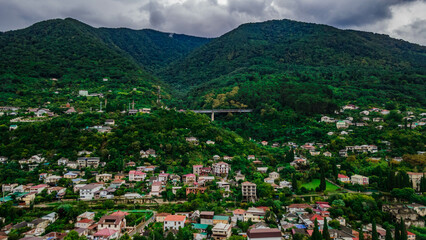 Fototapeta na wymiar gagra city republic of abkhazia