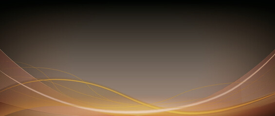 Golden lines abstract background 