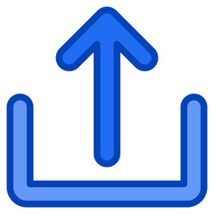 upload blue icon