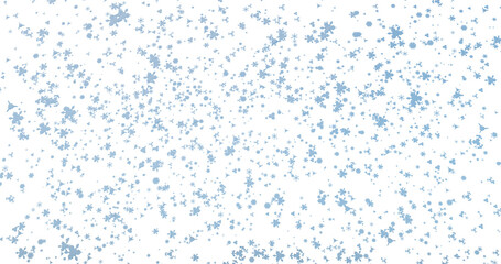 Snowflakes on a png transparent background. Banner, printing of advertising materials, announcements, posters, signs.