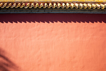 the palace museum in autumn 