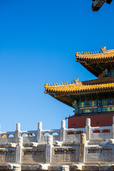 the palace museum in autumn 