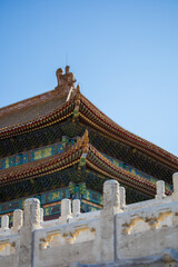 Naklejka premium the palace museum in autumn 