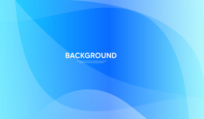 Abstract blue wave background, Blue banner