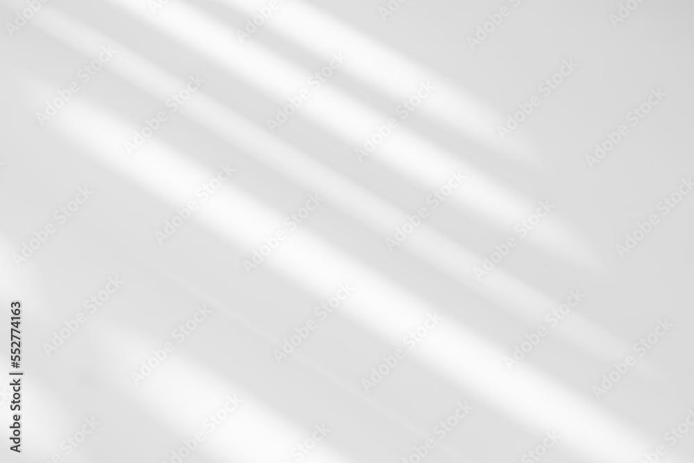 Poster gray shadow and light blur abstract background on white wall from window. dark grey shadows indoor i