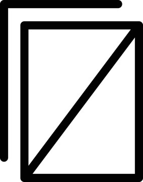 Half Shape Vector Icon

