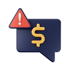 payment method money coin dollar 3d render icon illustration