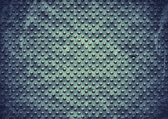 Abstract background of retro and aged textured metal plate