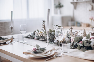 Christmas modern kitchen home decor