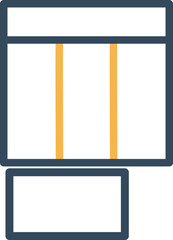 Window Slide Vector Icon

